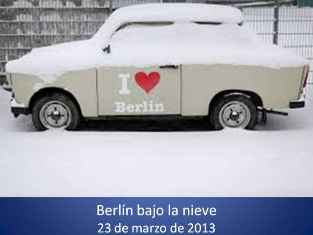 NIEVE BERLIN BAJO LA NIEVE - 23 DE MARZO DE 2013