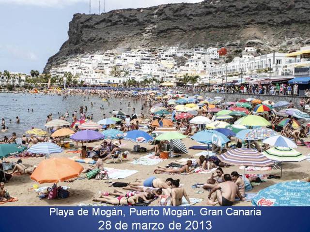 PLAYA DE MOGÁN - GRAN CANARIA 28 DE MARZO DE 2013