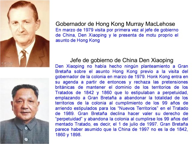 ¡  den xiaoping Y MURRAY MACLEHOSE