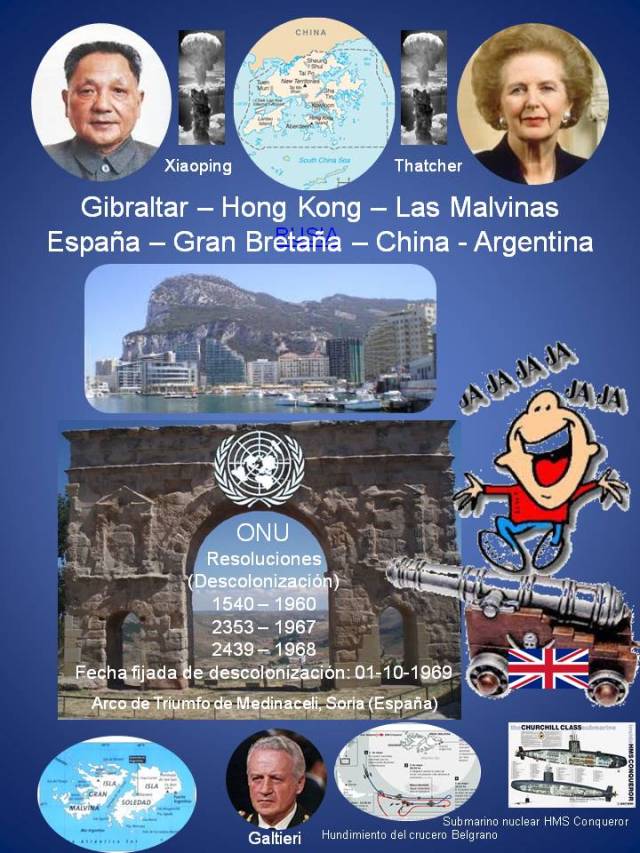 GIBRALTAR (POWERPOINT) HONG KONG- ISLAS MALVINAS